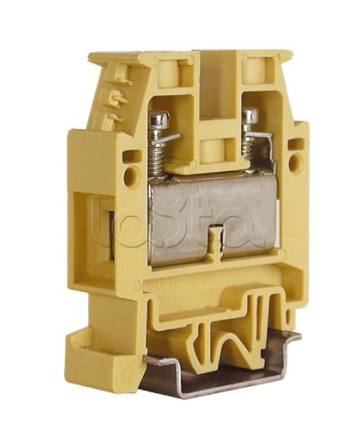 зажим бежевый 16 кв.мм DKC ZCB510 в Калуге Аксессуары для стоек и шкафов Pintop.ru