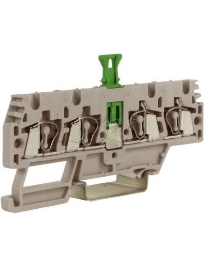 Зажим, 2 ввод/2 вывода, серый 2,5 кв.мм, с размыкателем DKC ZHMS10GR в Калуге Держатели, клипсы, скобы Pintop.ru