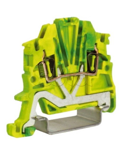 Зажим для заземления, 1,5 кв.мм желто-зеленый DKC ZHT400 в Калуге Держатели, клипсы, скобы Pintop.ru