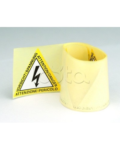 Предупреждающая табличка 60мм DKC ZTA001 в Калуге Аксессуары для лотков Pintop.ru