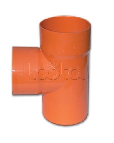 Тройник для двустенных труб, 90 град., полипропилен,д.200 мм DKC (020200) в Калуге Повороты, муфты, тройники Pintop.ru