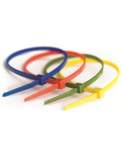 Хомут-стяжка нейлоновый, стандартный PL6.6 3.6х200 мм зеленый DKC 25214CV (100 шт/уп) в Калуге Стяжки-хомуты Pintop.ru