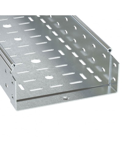 Лоток перфорированный 200х80 L3000 толщ.1,0 мм, горячеоцинкованный DKC (3530410HDZ) в Калуге Кабельные лотки Pintop.ru