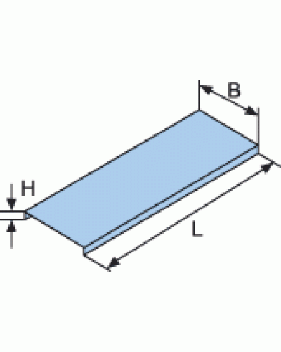 Крышка для лотка с заземлением осн. 80x3000 DKC 35521 в Калуге Аксессуары для лотков Pintop.ru
