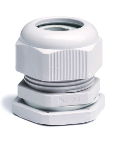 Зажим кабельный с контргайкой, IP68, PG7, д.3 - 6.5 мм DKC 52500 в Калуге Клеммные колодки Pintop.ru