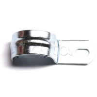 Держатель оцинкованный односторонний, д.13мм с крепежным отверстием 8,5х6 мм DKC (53330)