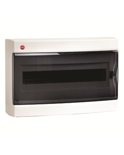 Щиток настенный-18з проз/дв IP40 бел +2 клем.бл ДКС 84918 в Калуге Боксы для автоматов Pintop.ru