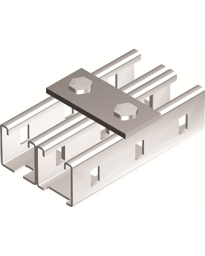Пластина соединительная, длина 90 мм, 2отв., горячеоцинкованная DKC BMD1011HDZ в Калуге Аксессуары для лотков Pintop.ru