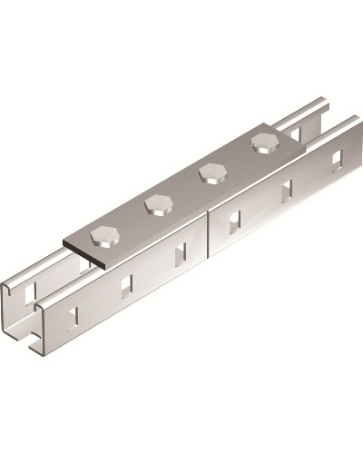 Пластина соединительная, длина 190 мм, 4отв., горячеоцинкованная DKC (BMD1012HDZ) в Калуге Аксессуары для лотков Pintop.ru