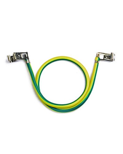 Провод заземления с клеммами для соединения основания и крышки короба, 300 мм DKC (E0001BC) в Калуге Аксессуары для кабель-канала Pintop.ru