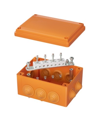 Коробка пластиковая FS с кабельными вводами иклеммниками,IP55,150х110х70мм, 8р, 450V,6A,4мм.кв DKC (FSB21804) в Калуге Распределительные коробки Pintop.ru