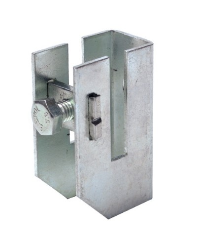 Скоба-держатель полосы с болтом DKC ND2312 в Калуге Держатели, клипсы, скобы Pintop.ru