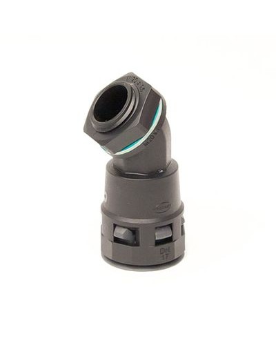 Монтажный комплект муфта 45 грд. труба-коробка DN 29 мм, М32х1,5, полиамид, цвет черный DKC PACL29M32N в Калуге Крепеж: Дюбели, шурупы, саморезы Pintop.ru