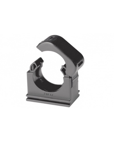 Держатель с крышкой DN 10 мм, полиамид, цвет чёрный DKC PASW10N в Калуге Держатели, клипсы, скобы Pintop.ru