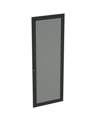 Дверь перфорированная одностворчатая для IT-CQE 2000 x 800 RAL9005 DKC R5ITCPRMM2080B в Калуге Аксессуары для стоек и шкафов Pintop.ru