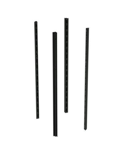 Стойки вертикальные для 19 IT-CQE, В=2000мм, 4шт, RAL9005 DKC (R5KMN20B) в Калуге Аксессуары для стоек и шкафов Pintop.ru