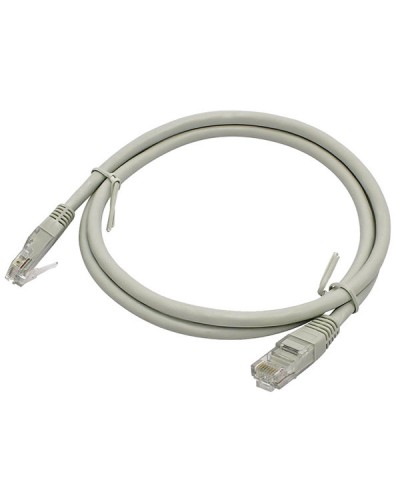 Шнур коммутационный U/UTP категория 5e PVC 5,0 м, серый DR-180015 - Datarex в Калуге Патчкорды (медные) Pintop.ru
