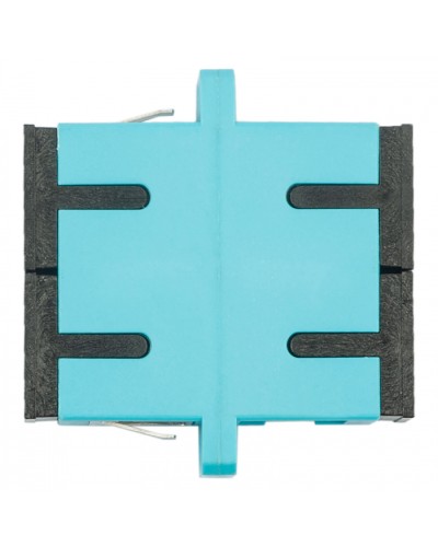 Адаптер оптический проходной SC-SC, OM3, дуплекс (duplex), бирюзовый Datarex DR-541023 в Калуге Коммутационные изделия Pintop.ru