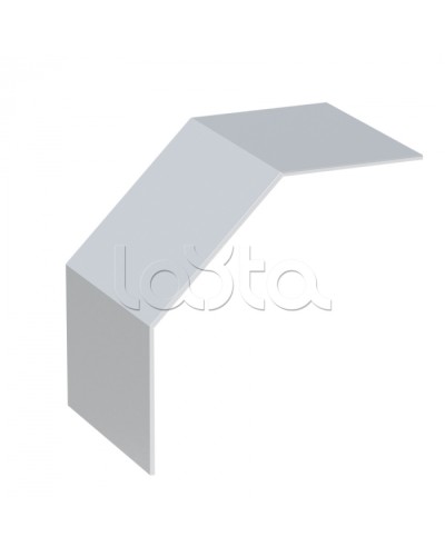 Крышка на угол 90 градусов вертикальный внешний лестничный усиленная 150x600 мм (2 мм) EKF (kvoltp90150600-2) в Калуге Аксессуары для лотков Pintop.ru