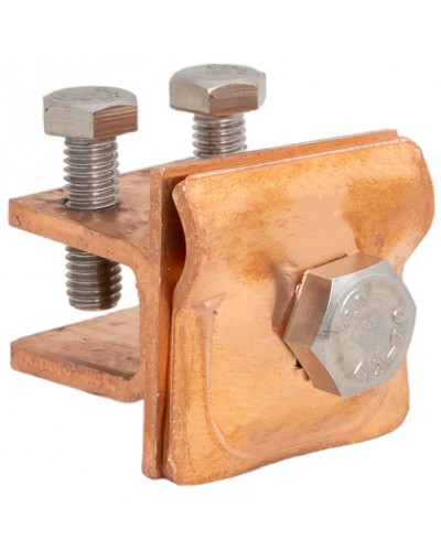 Держатель фальцевый, скручиваемый 3мм, Cu EKF PROxima (lp-33396-cu) в Калуге Электротехническое оборудование Pintop.ru