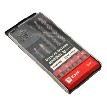 Набор буров по бетону SDS-plus (5/110, 6/110, 6/160, 8/160, 10/160) 2 резца 4S спираль EKF Master (db-h5-2x4)