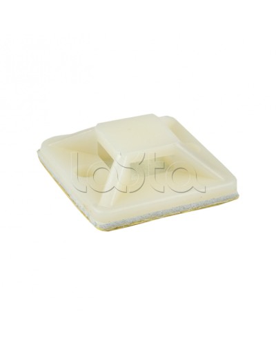 Площадка самоклеящаяся (25х25мм.) белая (20шт.) EKF PROxima (plc-25x25-r) в Калуге Крепежные изделия Pintop.ru