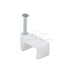 Скоба крепежная квадратная (плоская) (10мм.) (50шт.) EKF PROxima (plcn-ss-10)