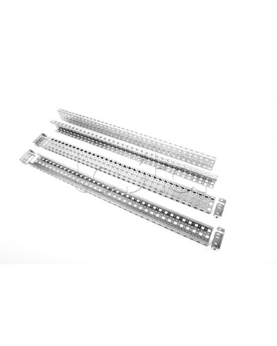 Шина монтажная 23х73 с держателем для шкафов EMS высота/ширина/глубина 1200 мм Elbox EMS-RM-73.23.1200 в Калуге Аксессуары для стоек и шкафов Pintop.ru