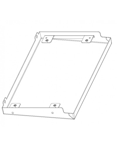 Крыша дождевая для шкафов серии EMW (Ш500 × Г250) Elbox (EMW-RR-500.250) в Калуге Аксессуары для стоек и шкафов Pintop.ru
