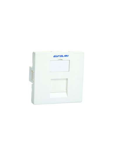 Адаптер 22,5х45 Eurolan 16B-45-02WT в Калуге Аксессуары для кабель-канала Pintop.ru