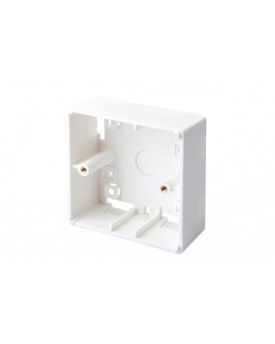 Коробка для рамок 86 × 86 глубина 40 мм, белый Eurolan (16H-FR-40WT-1) в Калуге Распределительные коробки Pintop.ru