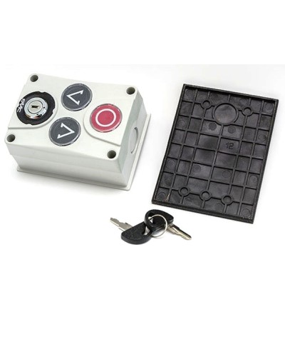 Панель управления 3х кнопочная с ключом Faac 402500 в Калуге Устройства радиоуправления для шлагбаумов и автоматики Pintop.ru