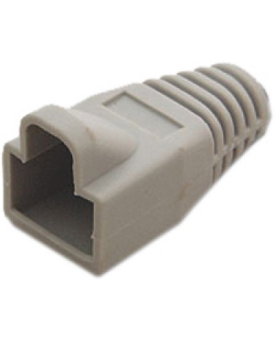 Колпачок изолирующий для разъемов RJ-45 серый (10шт.) Hyperline BOOT-GY-10 в Калуге Коннекторы и разъемы Pintop.ru