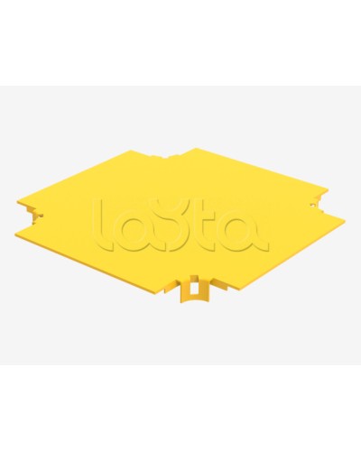 Крышка на ответвитель крестообразный пластиковый оптического лотка Hyperline FBTR-360-CRS-CVR в Калуге Аксессуары для лотков Pintop.ru