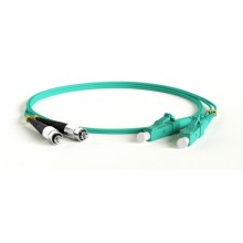 Патч-корд волоконно-оптический Hyperline FC-D2-503-SC/PR-ST/PR-H-2M-LSZH-AQ