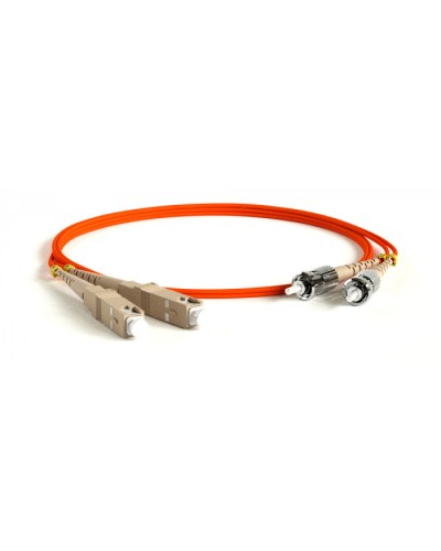 Патч-корд волоконно-оптический Hyperline FC-D2-62-FC/PR-ST/PR-H-1M-LSZH-OR в Калуге Патч-корды оптические Pintop.ru