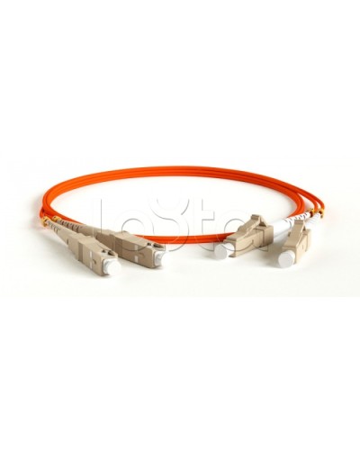 Патч-корд волоконно-оптический Hyperline FC-D2-62-LC/PR-SC/PR-H-3M-LSZH-OR в Калуге Патч-корды оптические Pintop.ru