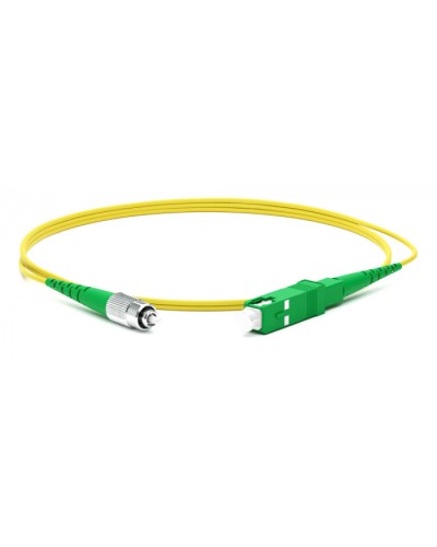 Патч-корд волоконно-оптический Hyperline FC-S2-9-FC/AR-ST/AR-H-1M-LSZH-YL в Калуге Патч-корды оптические Pintop.ru