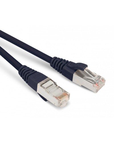 Патч-корд F/UTP Hyperline PC-LPM-STP-RJ45-RJ45-C6-3M-LSZH-BK в Калуге Патчкорды (медные) Pintop.ru