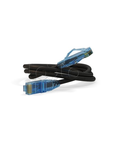 Патч-корд U/UTP Hyperline PC-LPM-UTP-RJ45-RJ45-C6-10M-LSZH-BK в Калуге Патчкорды (медные) Pintop.ru