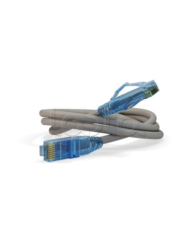 Патч-корд RJ45-RJ45, 4 пары, UTP, кат.6, LSZH (10м) Hyperline PC-LPM-UTP-RJ45-RJ45-C6-10M-LSZH-GY в Калуге Патчкорды (медные) Pintop.ru