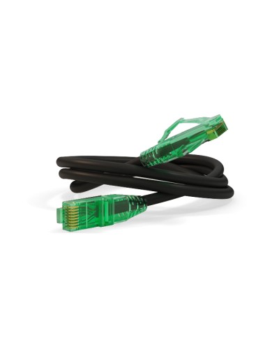 Патч-корд Hyperline PC-LPM-UTP-RJ45-RJ45-C6a-0.5M-LSZH-BK в Калуге Патчкорды (медные) Pintop.ru