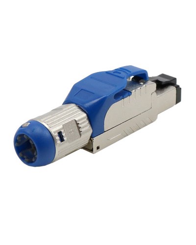 Разъем полевой оконцовки RJ-45 8P8C Hyperline PLUE-8P8C-S-C8-SH-BL в Калуге Коннекторы и разъемы Pintop.ru