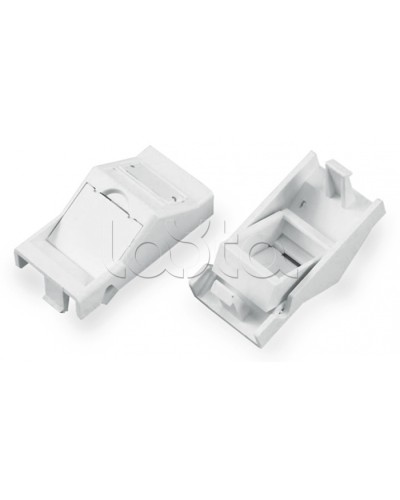 Вставка угловая 45x22.5 для 1 модуля формата Keystone Jack Hyperline SIP2A-1K-M45-22.5 в Калуге Модули Keystone Pintop.ru