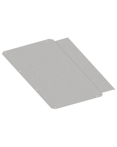 FORMAT Фланец основания встроенного отсека сплошной 400х800мм IEK (FO-00-FBCS-040-080) в Калуге Аксессуары для стоек и шкафов Pintop.ru