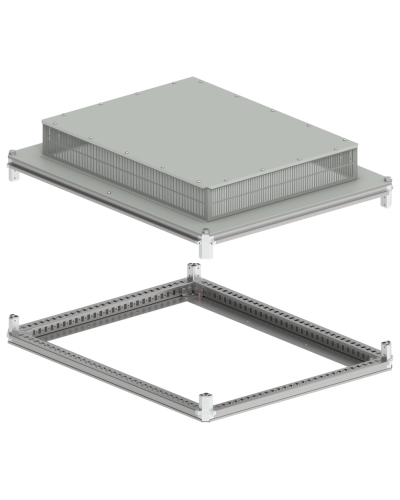 FORMAT Крыша и основание (под фланец) 800х1000мм IP31 IEK (FO-00-KOF-080-100-31) в Калуге Аксессуары для стоек и шкафов Pintop.ru