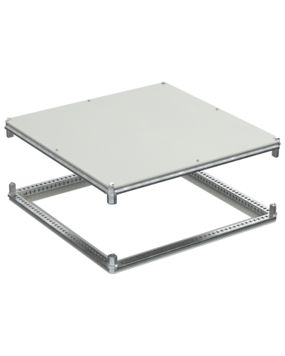 FORMAT Крыша и основание (под фланец) 1000х1000мм IEK (FO-00-KOF-100-100) в Калуге Аксессуары для стоек и шкафов Pintop.ru