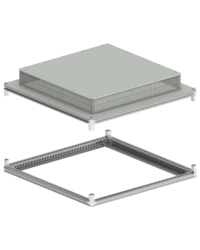 FORMAT Крыша и основание (под фланец) 1000х1000мм IP31 IEK (FO-00-KOF-100-100-31) в Калуге Аксессуары для стоек и шкафов Pintop.ru