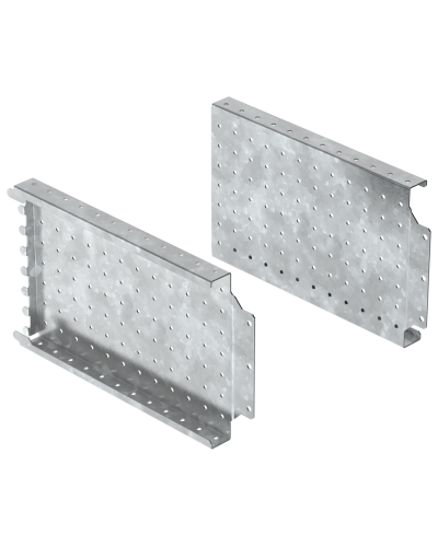 FORMAT Панель монтажная боковая перфорированная 200х400мм (2шт/упак) IEK (FO-00-MPSP-020-040) в Калуге Аксессуары для стоек и шкафов Pintop.ru