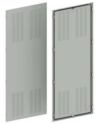 FORMAT Панель задняя вентилируемая 2000х800мм IEK (FO-00-PBV-200-080) в Калуге Аксессуары для стоек и шкафов Pintop.ru